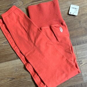 FP Movement by Free People Coral/Orange Leggings